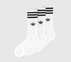 adidas Crew Sock 3 Pairs-Men Clothing & Accessories