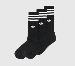 adidas Crew Sock 3 Pairs-Men Clothing & Accessories