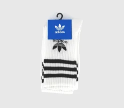 adidas Mid Cut Crew Socks 3 Pack-Men Clothing & Accessories