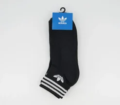adidas Trefoil Ankle Socks 3 Pack-Men Clothing & Accessories