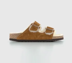 BIRKENSTOCK Arizona Shearling Sandals-Men Sandals & Slides