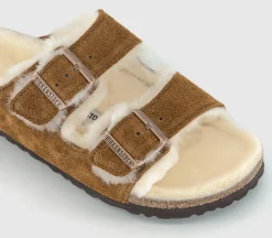 BIRKENSTOCK Arizona Shearling Sandals-Men Sandals & Slides