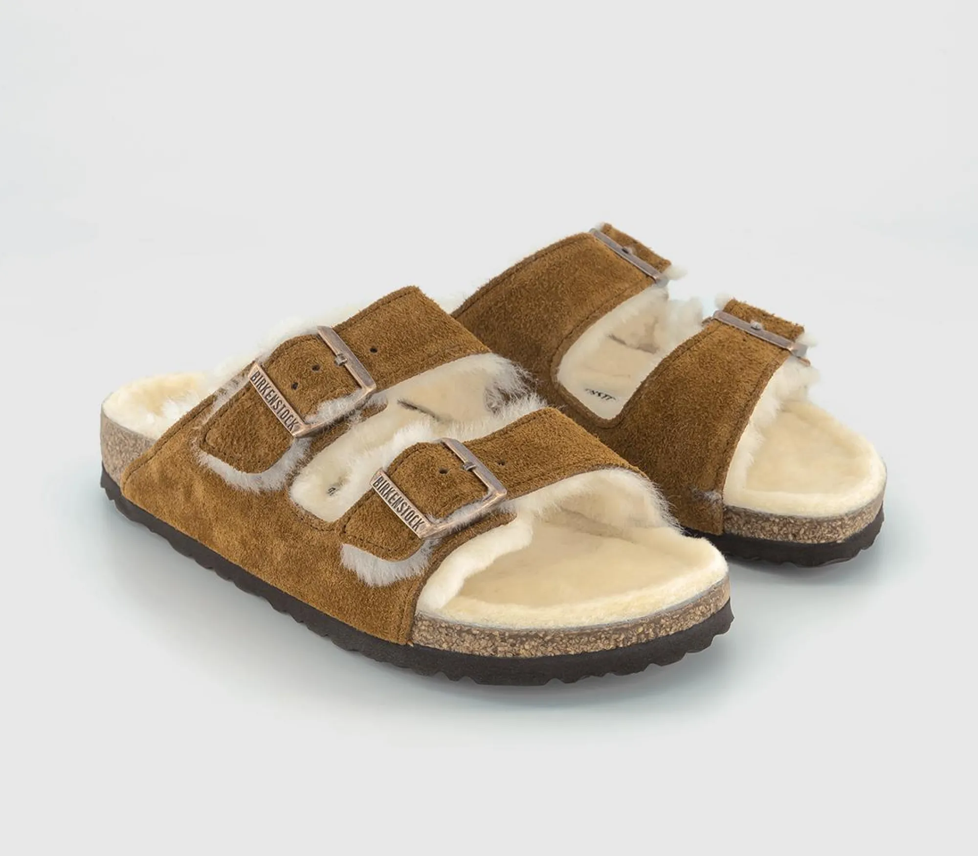 BIRKENSTOCK Arizona Shearling Sandals-Men Sandals & Slides