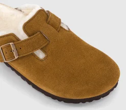 BIRKENSTOCK Boston Shearling Clogs-Men Sandals & Slides