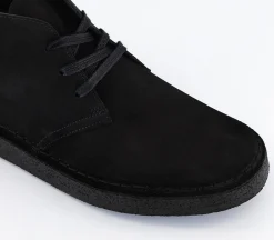 Clarks Originals Mens Desert Coal Boots-Men Casual Shoes & Boots