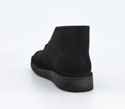 Clarks Originals Mens Desert Coal Boots-Men Casual Shoes & Boots