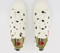 Comme Des Garcons Converse Chuck Taylor Low 70S X Play Cdg Trainers-Women Classic Trainers