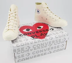 Comme Des Garcons Converse Chuck Taylor Hi 70S X Play Cdg Trainers-Men Classic Trainers