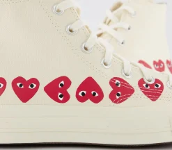 Comme Des Garcons Converse Chuck Taylor Hi 70S X Play Cdg Trainers-Men Classic Trainers