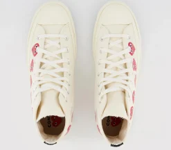 Comme Des Garcons Converse Chuck Taylor Hi 70S X Play Cdg Trainers-Men Classic Trainers