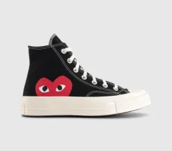 Comme Des Garcons Converse Chuck Taylor Hi 70S X Play Cdg Trainers-Men Classic Trainers