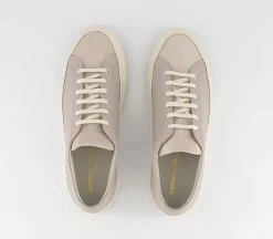 Common Projects Achilles Suede And Leather Trainers-Women Premium Trainers