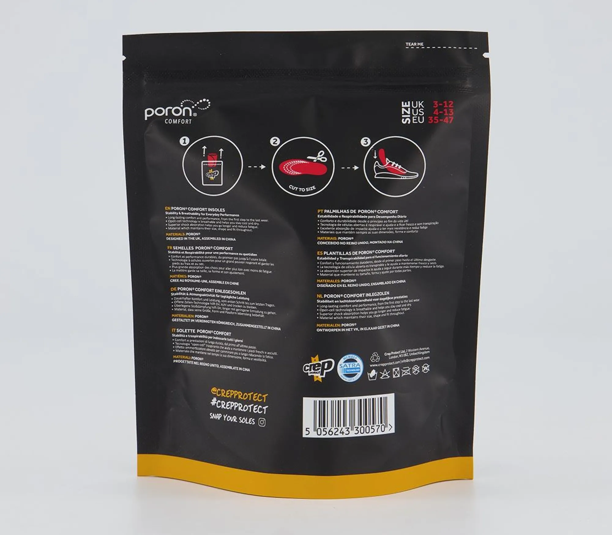 Crep Protect Insoles-Men Clothing & Accessories
